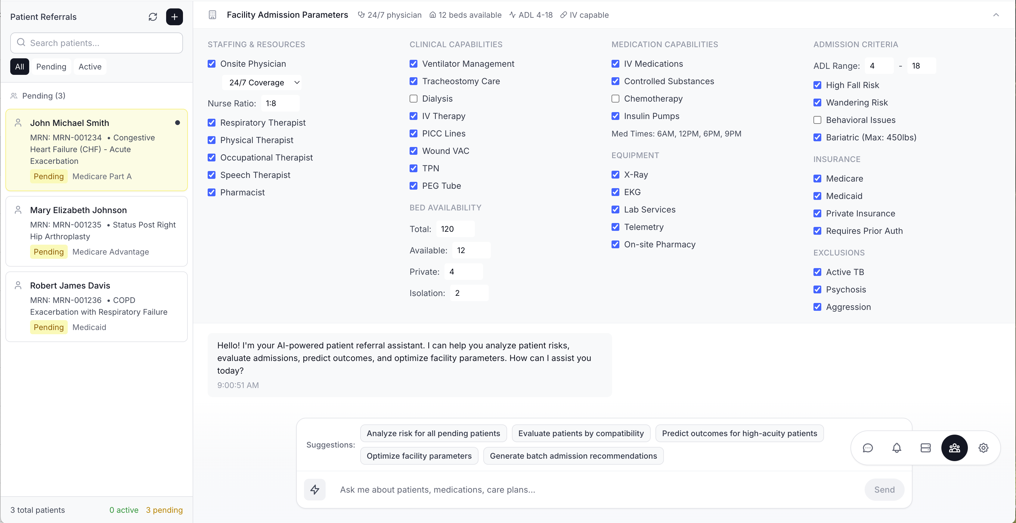 Screen interface screenshot